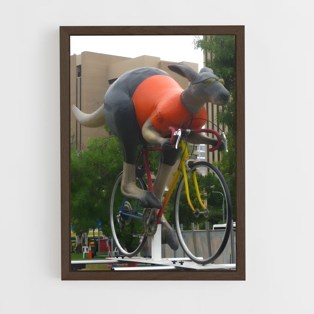 Poster L'Éléphant Cycliste – affiche Cyclisme (vue 5)